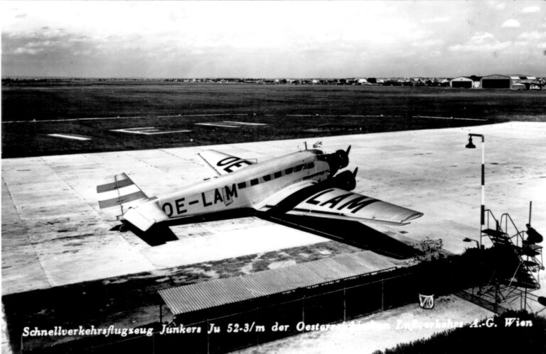Nach Ende des Krieges entstand zuerst die zivile Luftfahrt in Österreich.